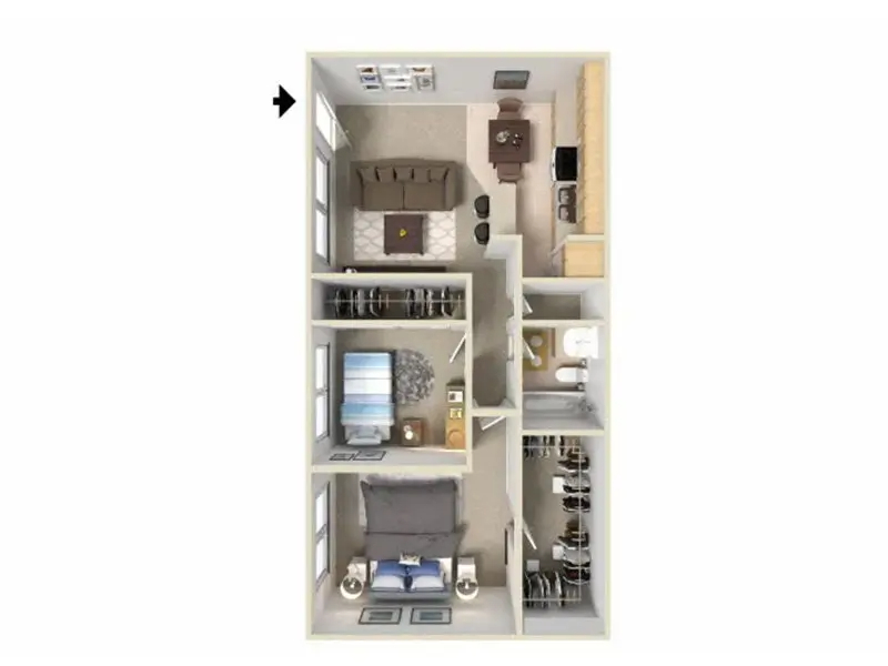 2BR Floor Plan